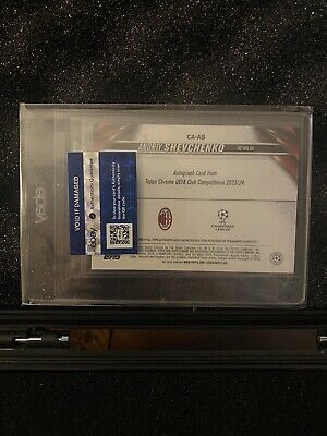 2023-24 Topps Chrome Andriy Shevchenko Auto Blue Refractor 2023-24 Topps Chrome Andriy Shevchenko Auto Blue Refractor