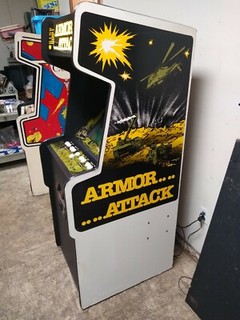 1980 Cinematronics ARMOR ATTACK dedicated Video Arcade Game-FREE SHIPPING NICE!!