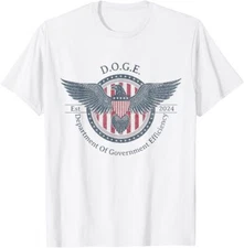 DOGE Department Of Government Efficiency Partiotic T-Shirt