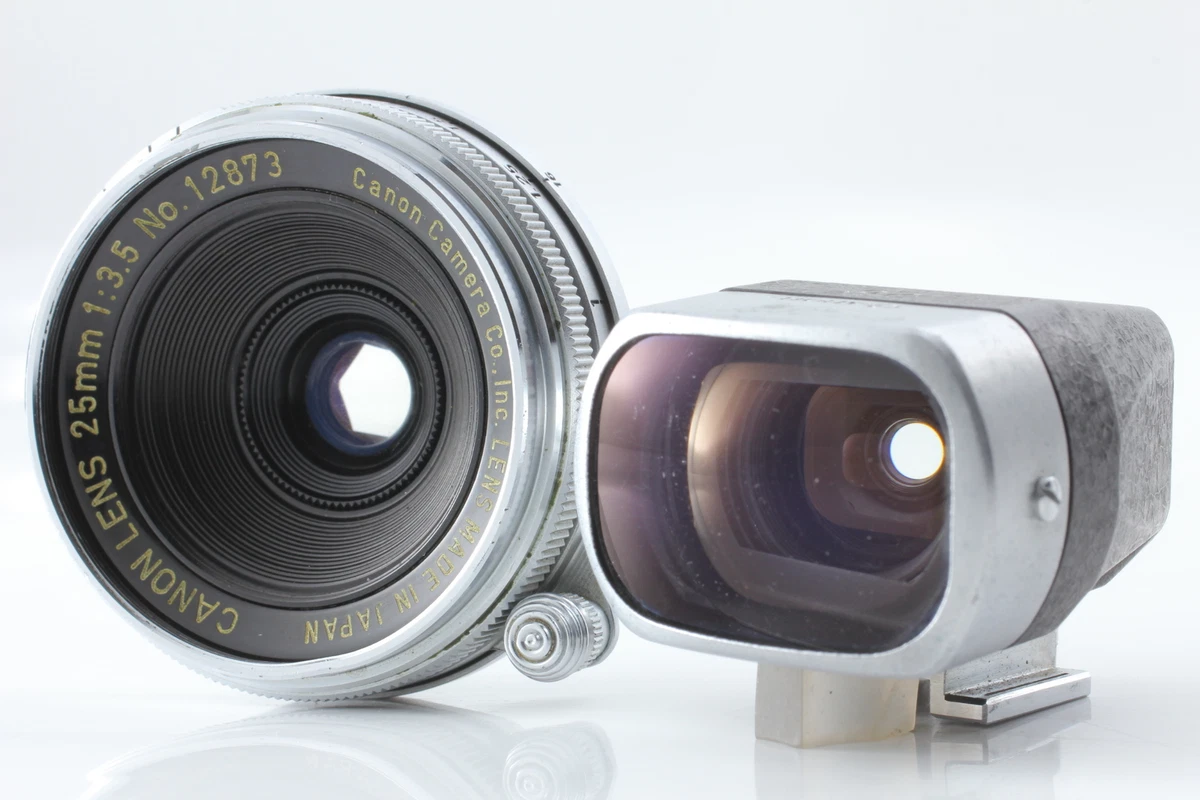 Near MINT w/ Finder] Canon 25mm f/3.5 Wide Angle Lens LTM L39 From