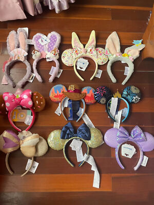 200 Styles Disney Parks Loungefly Mermaid Ariel Minnie Mouse Ears Headband