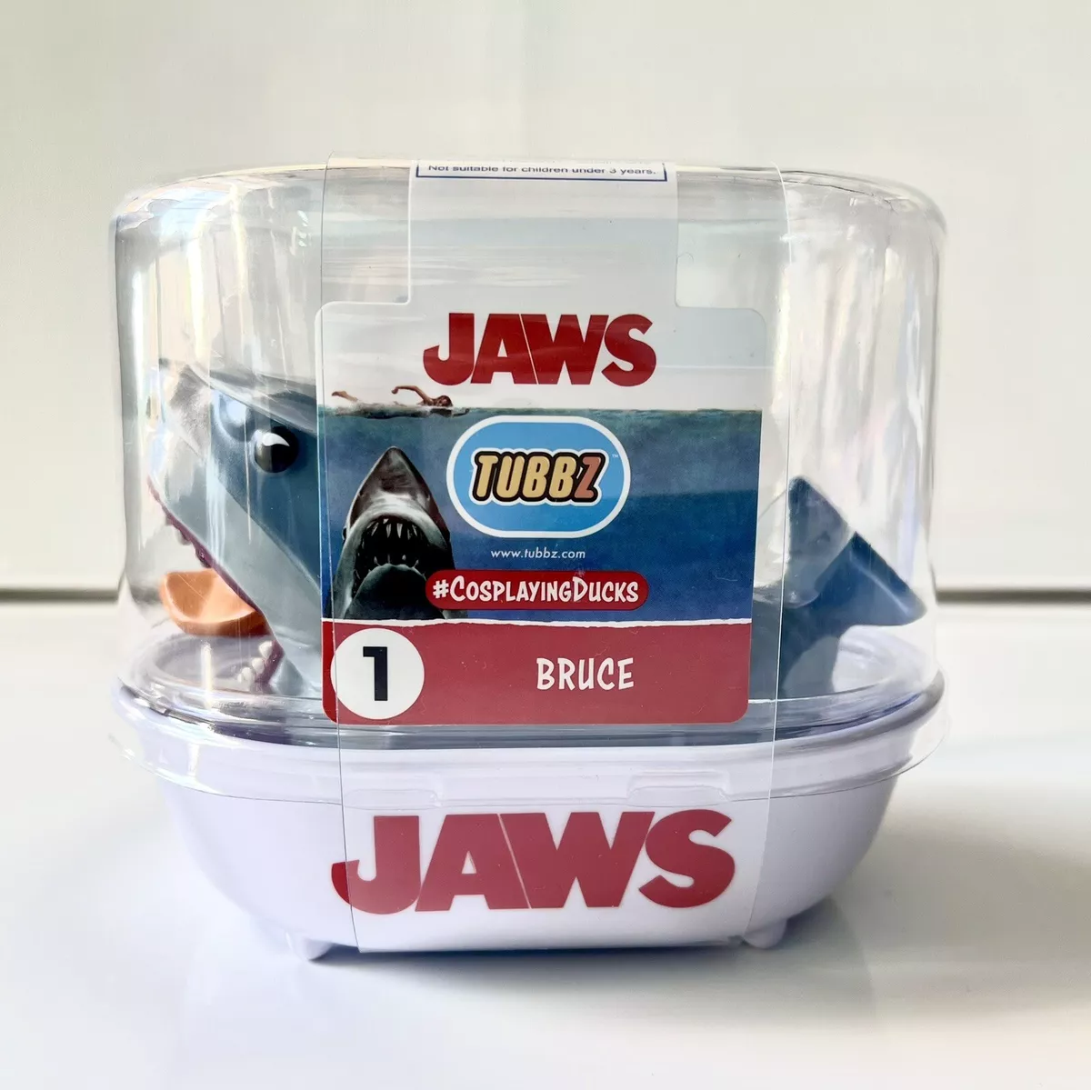 Universal Studios x TUBBZ Bruce Shark JAWS Rubber Duck Duckie Figure Toy