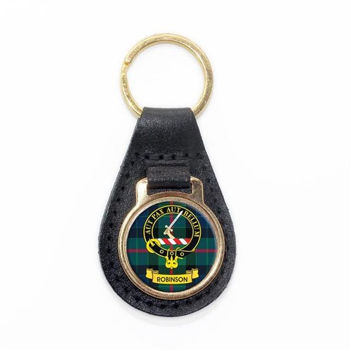 Scottish Clan Crest Enamel Leather Keyring Key Fob - N-Y Tartans - Picture 8 of 38