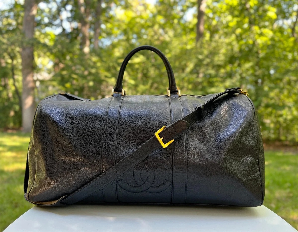 authentic chanel duffle bag