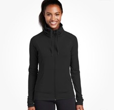 Sport-Tek Womens Long Sleeve Raglan Sport Wick Full Zip Jacket LST852 New Large