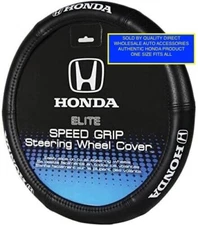 ⭐️⭐️⭐️⭐️⭐️ HONDA Sport Grip Synthetic Leather Car/SUV/Truck Steering Wheel Cover