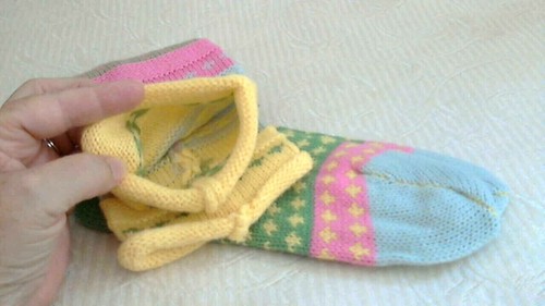 Lote de 2 pares de calcetines de punto rojo pastel para mujer talla 6-7-8 para ropa doméstica etiquetas/NTags - Imagen 4 de 7