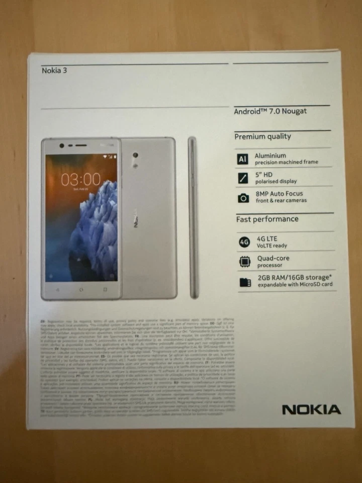 Smartphone Nokia 3 android TA 1020 SS - Immagine 4 di 4