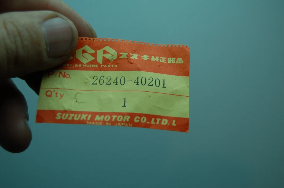 Nuevo de Lote Antiguo Genuino Suzuki 26240-40201 Kick Starter Drive Gear RM125 RM100 PE175 RS175 Foto 2 de 4