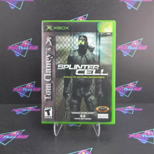 Tom Clancy's Splinter Cell + Reg Card Xbox AD Complete CIB - (See Pics)