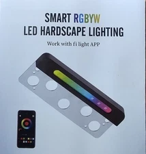 8 Pack 4" Smart RGBYW Led Hardscape Paver Lighting