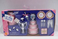 1996 Barbie Pretty Treasures Wedding Set Mattel Vintage Barbie Set 14982 NEW e19