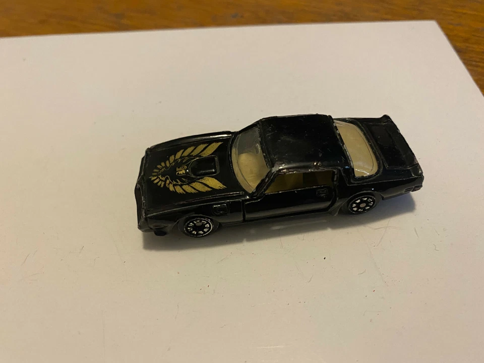 Yat Ming Pontiac Firebird diecast car black made in China - image 3 of 4