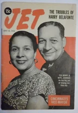 JET Magazine May 31 1956 HARRY BELAFONTE Frank Robinson EARTHA KITT Gil Hodges