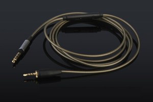 Silver-Plated-Audio-Cable-with-Remote-Mic-For-Sennheiser-Urbanite-XL-On-Over-Ear