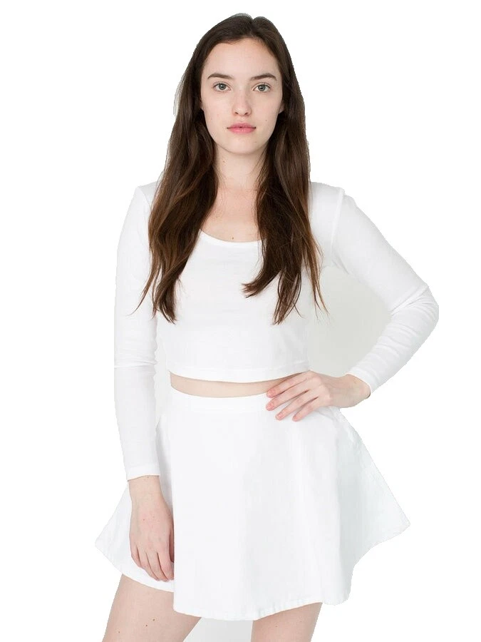 Faldas sólido Casual American Apparel para Mujeres