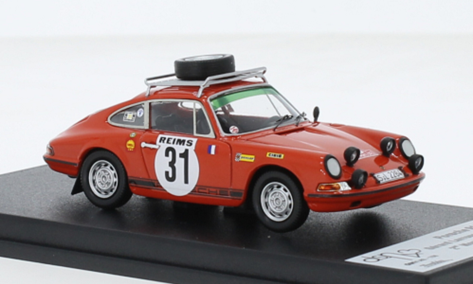 Porsche 911 S Trofeu 1/43 miniature du Rallye Monte Carlo 1969 de collection