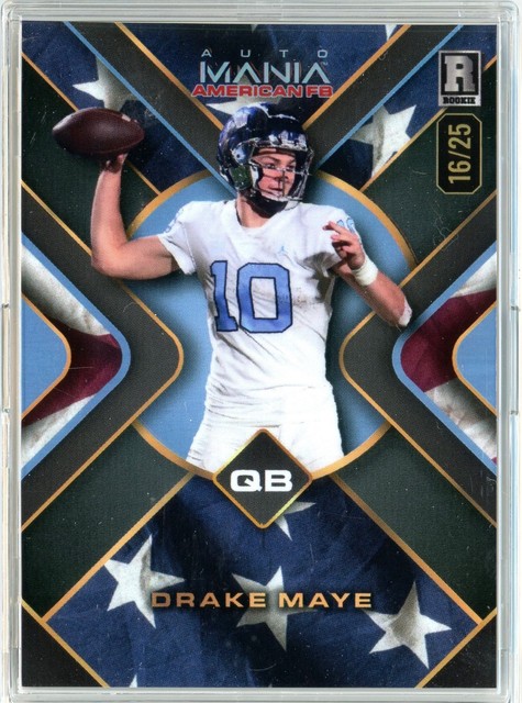 2024 Wild Card Auto Mania DRAKE MAYE 🏈 Rookie /25 RC NFL Patriots AMATP-DM2
