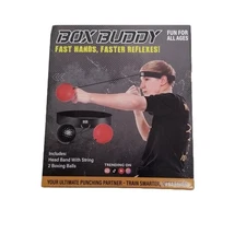 Box Buddy Reflex Ball Training Set Boxing Speed Reaction Headband Trainer NIB