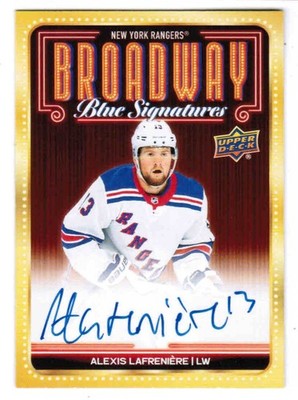 25/26 2025 NEW YORK RANGERS CENTENNIAL BROADWAY BLUE SIGNATURES AUTO U-Pick List