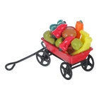 Doll House Mini Cart Micro Wheelbarrow Ornament Metal Dollhouse Garden
