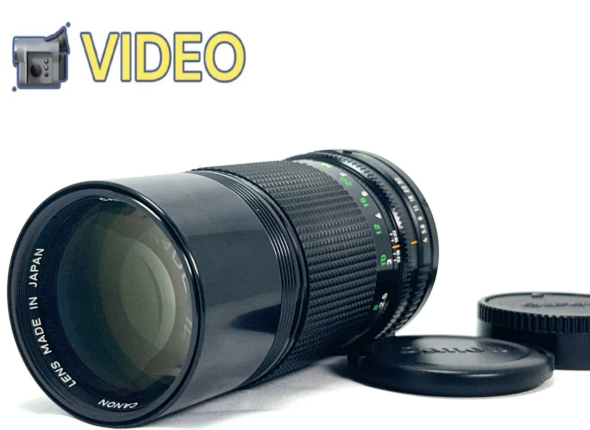 CANON NEW FD 200mm F4 完動品#164 Canon New FD 200mm f/4 | Vintage Lens Review & Specs