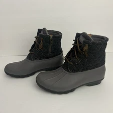 Sperry womens cool weather boot gray size 5.5