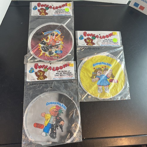 3 Garbage Pail Kids Puff A Loon Mylar Balloons Topps 1986 new