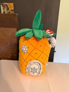 Ty Beanie Buddy PINEAPPLE HOME House (Spongebob Squarepants) 12" MWMTs Plush Toy