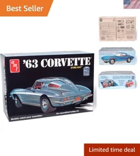 High-Quality 1963 Chevy Corvette Model - 3-in-1 Build Options for Collectors