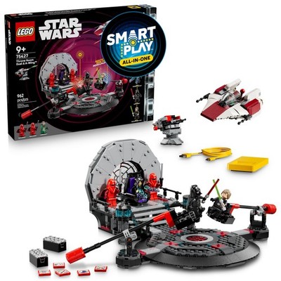 LEGO Star Wars 75427 Throne Room Duel A Wing Interactive Building Toy SMART Play