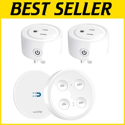 656ft Remote Control Outlet Plug: Wireless Light Switch for Effortless Living