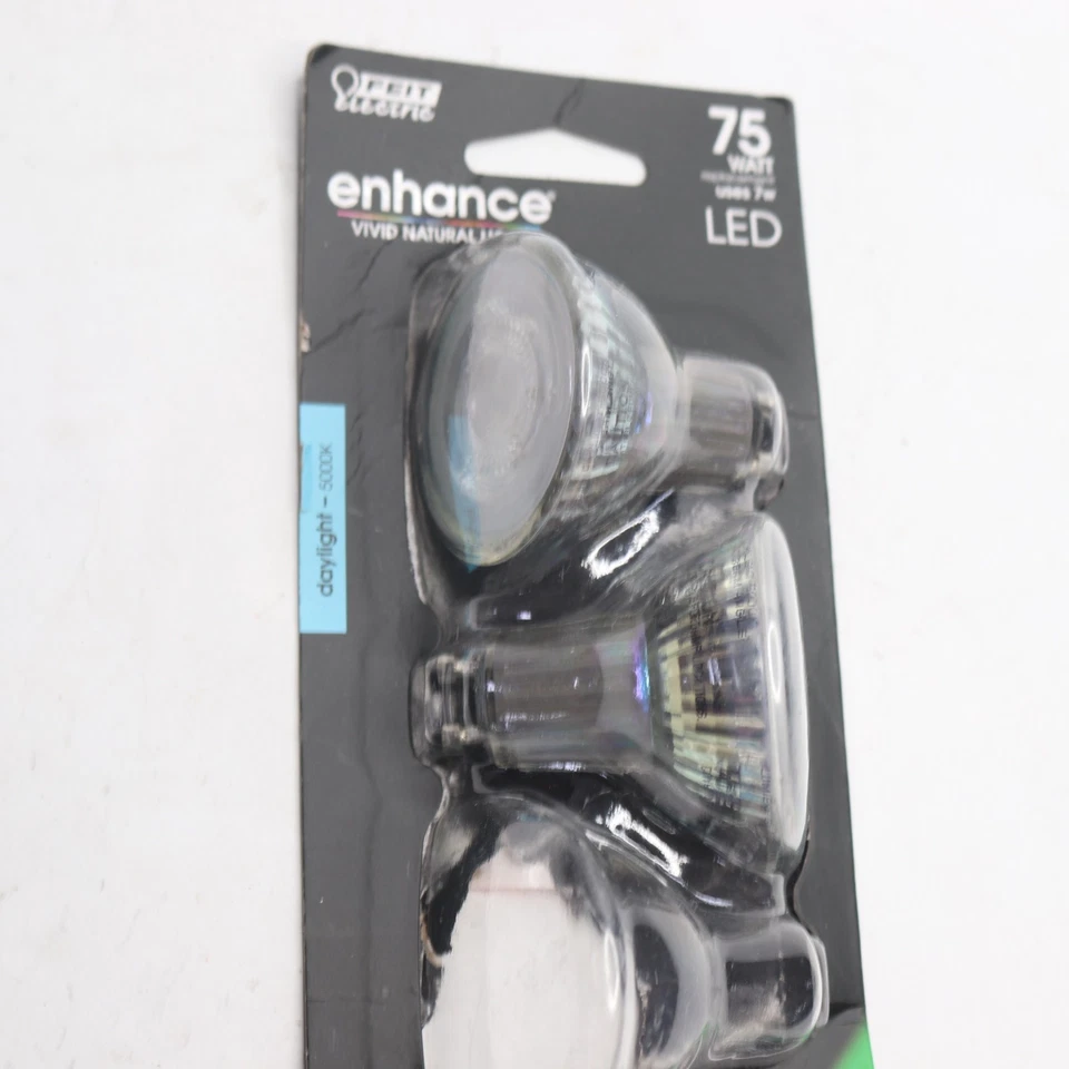 (2-Pk) Feit Electric MR16 GU10 Dimmable Flood LED Light Bulb Daylight  - Image 2 of 4