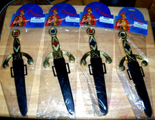 BOGO--BUY 2 2 FREE--10" CHILDRENS GAMES ROMAN GLADIATOR DAGGERSS- FAUX STONES