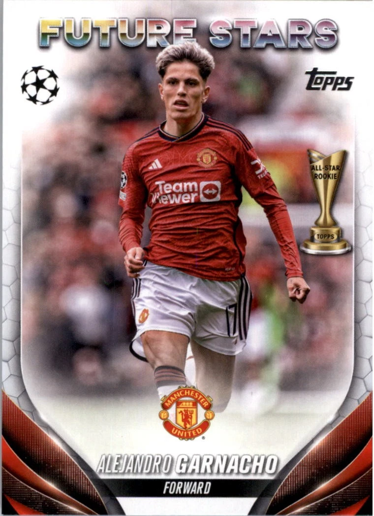 2023-24 Topps UEFA Club Competitions Alejandro Garnacho #115 2023-24 Topps UEFA Club Competitions Alejandro Garnacho #115