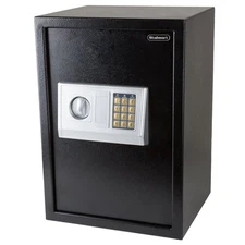 Digital Safe - Electronic Steel Safe with Keypad and Manual Override Keys - P...