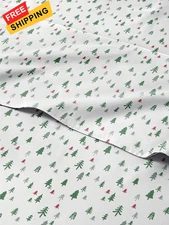 Full Christmas Trees Sheet Set - Holiday Xmas Full, 01 - 4 