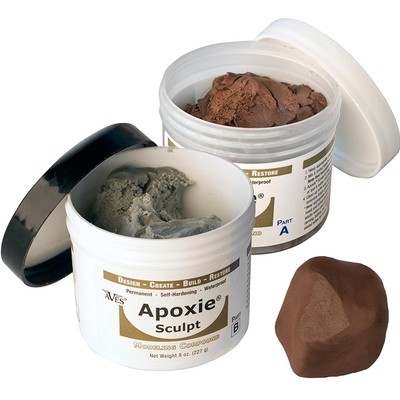Apoxie Sculpt - 2 Part Modeling Compound (A & B) - 1 Pound, Apoxie Sculpt for...