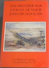 The Frontier War Journal of Major John Crealock 1878 (VRS Second Series No. 19)