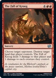 The Fall of Kroog Foil - The Brothers' War MTG