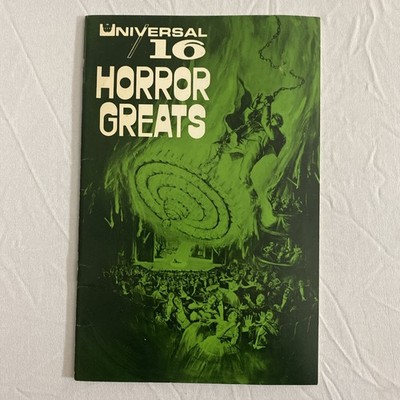 Universal 16 Horror Greats 1973 Catalog Magazine 75 Terror-Ific Horror Films