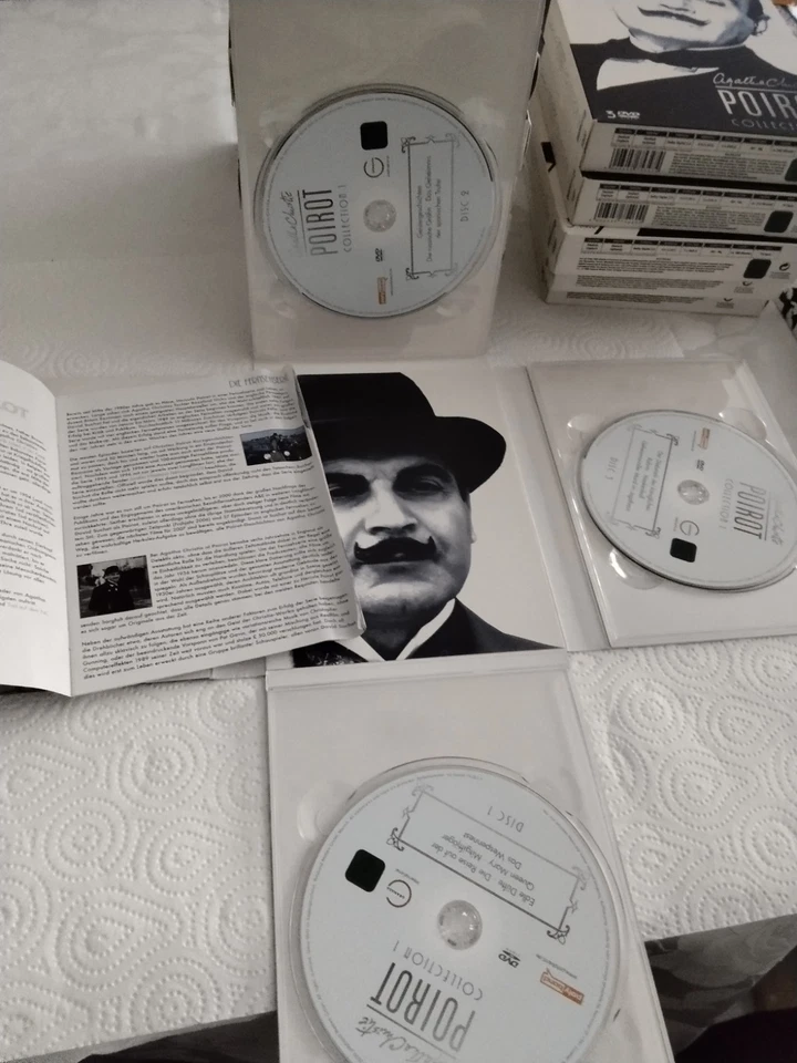 Hercules Poirot collection DVD Boxen Von 1 - 12, Insgesamt 45 DVD's, Gebraucht, - Bild 4 von 4