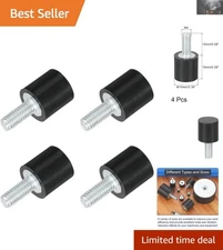 Universal 10x10mm M4 Rubber Mounts - Vibration Isolators for Enhanced Stability