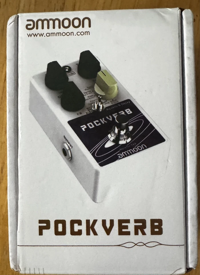 AMMOON POCKVERB Reverb & Delay Effects Pedal - Image 2 of 4