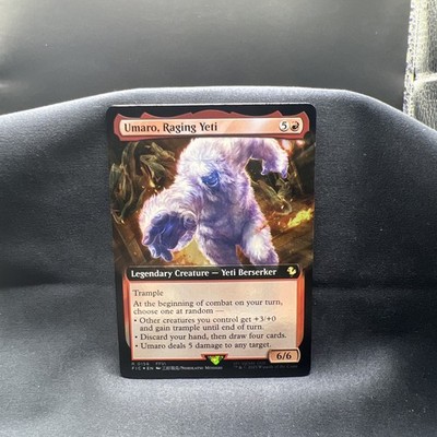 Umaro, Raging Yeti (Extended Art) Commander: Final Fantasy Foil