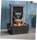 Home Décor 10.3 in Indoor Waterfall Fountain Relaxation High Pressure Water