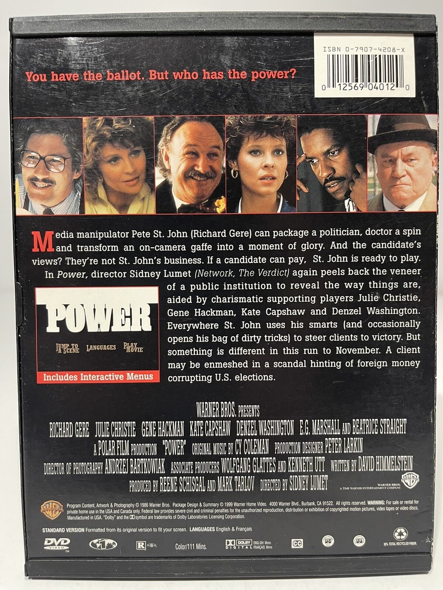 Power 1986 (DVD 1999) 12569040120| eBay