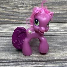 Hasbro 2009 My Little Pony Cherrilee Pink Green Flower 2.5”