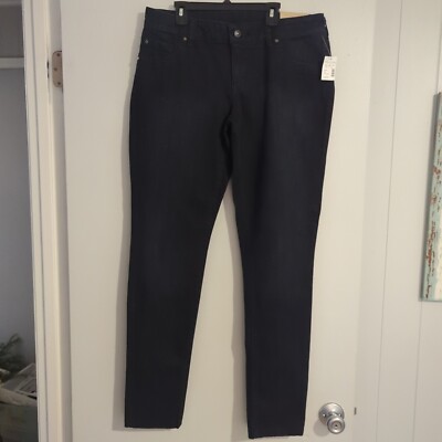 Maurices Authentic Skinny Tapered Stretch Mid Rise Jeans Women's L NWT!   [CB23]