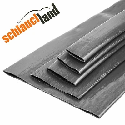 SCHLAUCHLAND PVC Flachschlauch Industrieschlauch Feuerwehrschlauch Abwasser Schlauch Camping